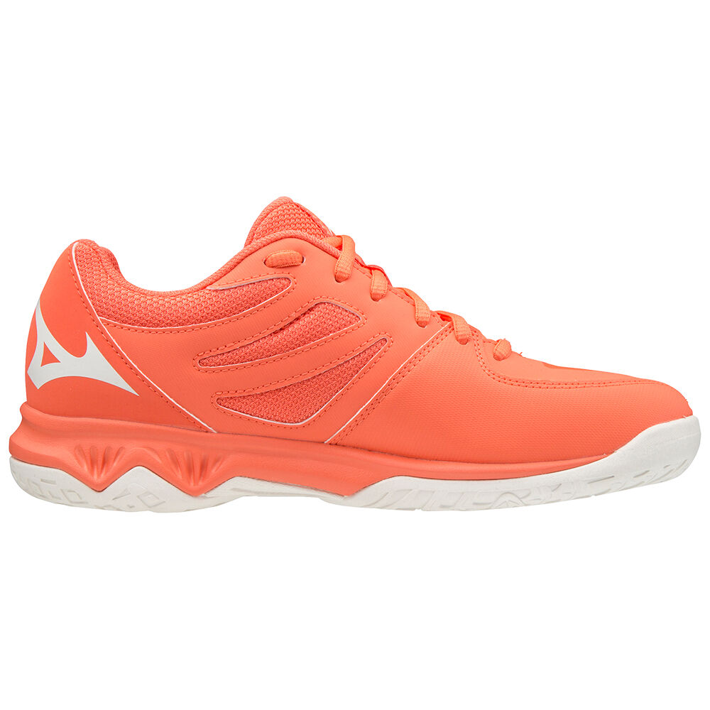 Damske Volejbalove Tenisky Mizuno Thunder Blade 2 Koralove/Biele Vypredaj YPHM04752